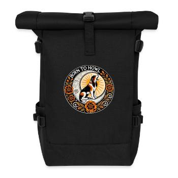 Born to Howl - Roll Top Backpack - black - Front