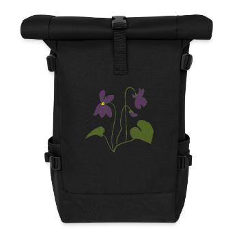 vailchen - Rolltop Rucksack - Schwarz - Vorne