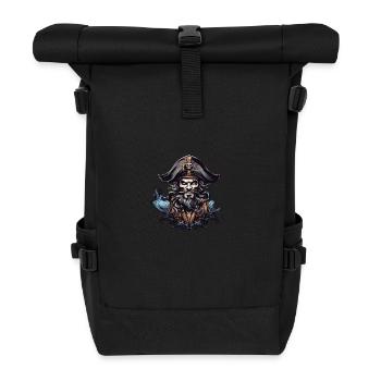 Pirate Captain Captain - Roll Top Backpack - black - Front