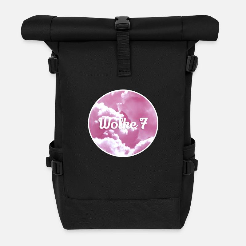 84D98823 76A2 4505 83F0 1ECB0C02EB55 - Rolltop Rucksack - Schwarz