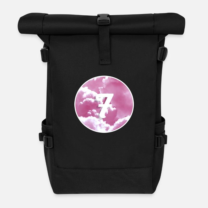 4EF00A83 8E69 4DC8 8A7D 1398B5C40235 - Rolltop Rucksack - Schwarz