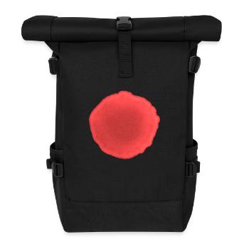 Punkt Rot - Rolltop Rucksack - Schwarz - Vorne