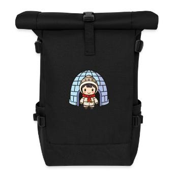 Igloo Fille Esquimau - Sac à dos roll top - noir - Devant