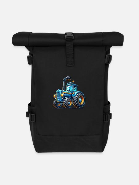 Traktor - Rolltop Rucksack - Schwarz