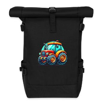 Tractor - Roll Top Backpack - black - Front