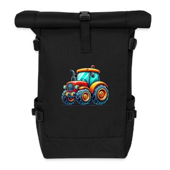 Tractor - Roll Top Backpack - black - Front