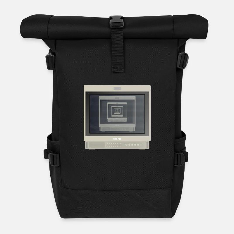 PVM Lover - Unendliche Schleife - Rolltop Rucksack - Schwarz