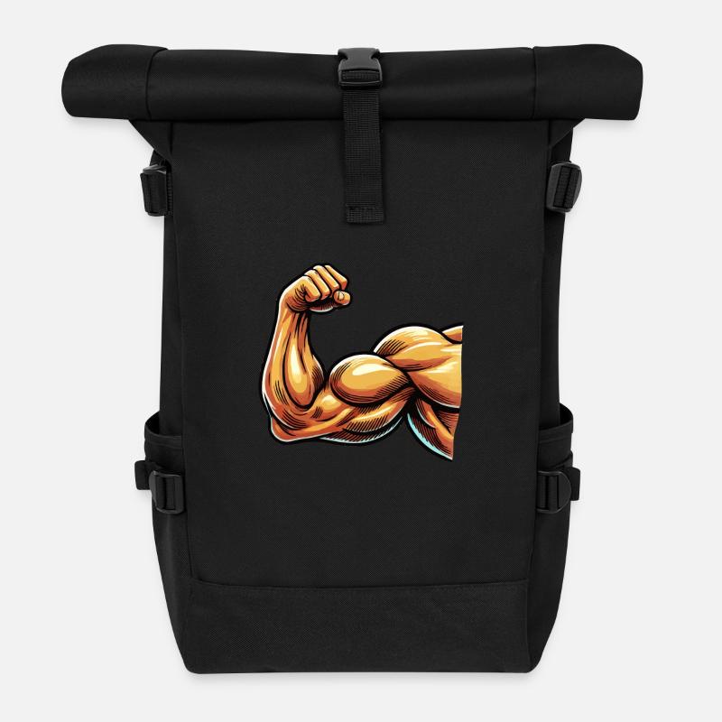 bizeps - Rolltop Rucksack - Schwarz