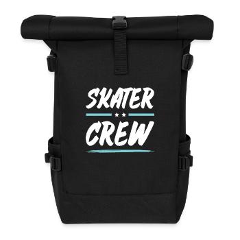 Skater Crew - Roll Top Backpack - black - Front
