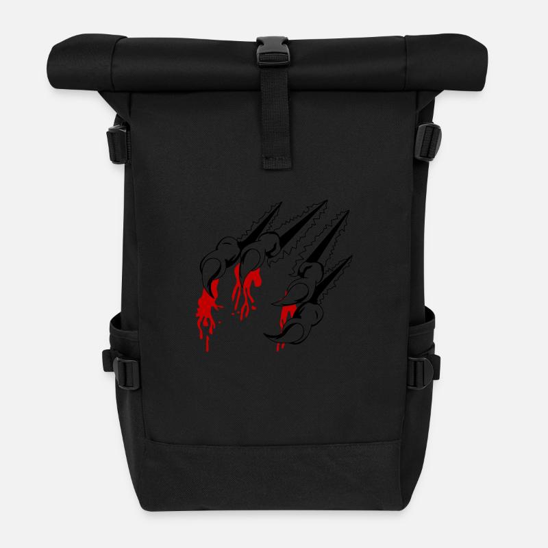 griffes 01 - Sac à dos roll top - noir
