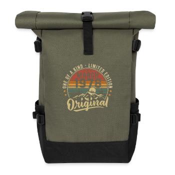 Geburtstagsideen März 1978 Original März 1978 - Rolltop Rucksack - Olive/Schwarz - Vorne
