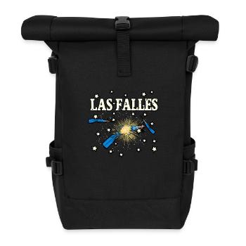 Falles Truenos - Rolltop Rucksack - Schwarz - Vorne