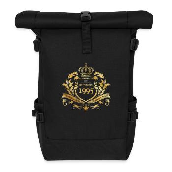 30th Birthday Semper Verum - Established 09/1995 - Roll Top Backpack - black - Front