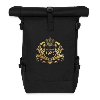 40th Birthday Semper Verum - Established 09/1985 - Roll Top Backpack - black - Front