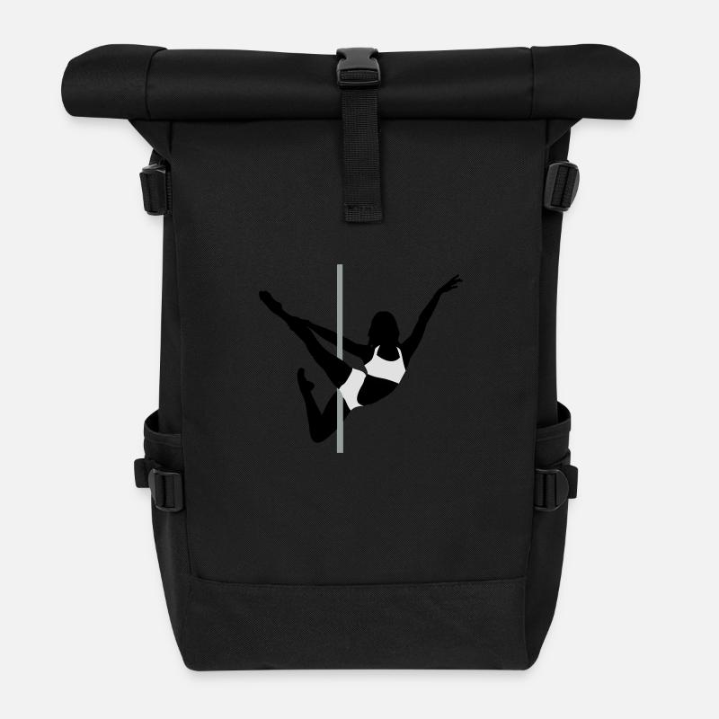 Pole Dance - Rolltop Rucksack - Schwarz