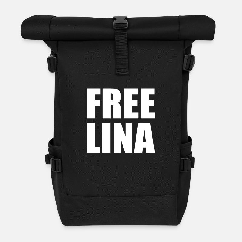Free lina - Rolltop Rucksack - Schwarz