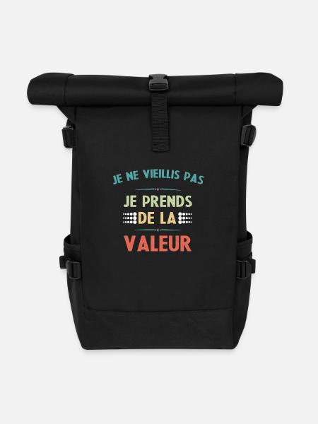 Ich bin nicht alt Es ist ein lustiges Geschenk - Rolltop Rucksack - Schwarz
