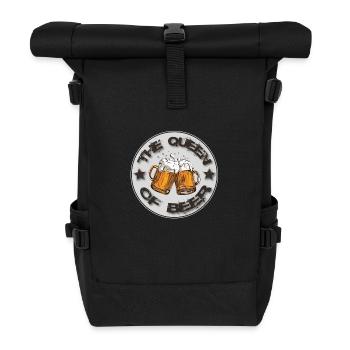 The Queen of Beer T-shirt - Roll Top Backpack - black - Front