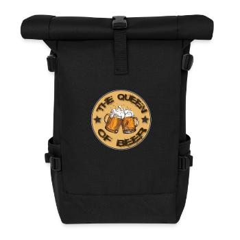 The Queen of Beer T-shirt - Roll Top Backpack - black - Front