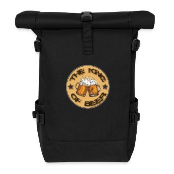 The King of Beer T-shirt - Roll Top Backpack - black - Front