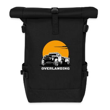Overlanding Zubehör, Overlanding Gear, Offroad - Rolltop Rucksack - Schwarz - Vorne