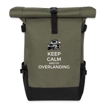 Overlanding Accessories, Overlanding Gear, Offroad - Roll Top Backpack - olive/black - Front