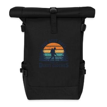 Your treasure is waiting - Roll Top Backpack - black - Front