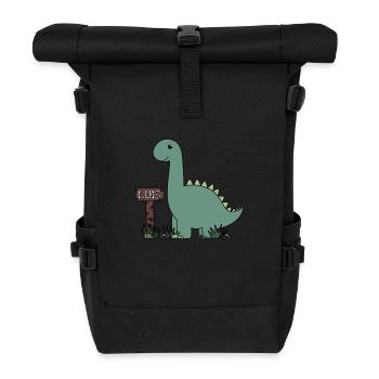 Dino Luis - Sac à dos roll top - noir - Devant