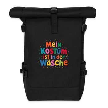 Carnival Carnival My costume is in the laundry - Roll Top Backpack - black - Front