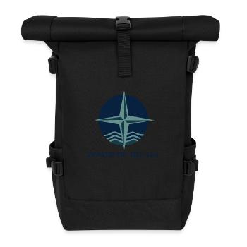 COOL TSHIRT, POWER OF THE SEA - Roll Top Backpack - black - Front
