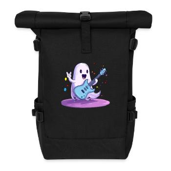 Geist Gitarrist Halloween - Rolltop Rucksack - Schwarz - Vorne