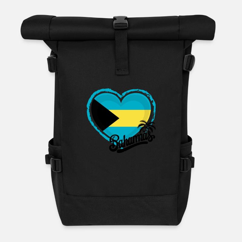 Bahamas - Rolltop Rucksack - Schwarz
