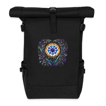Le blues du jardin - Sac à dos roll top - noir - Devant