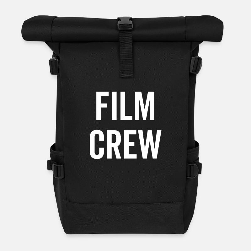 Filmcrew - Rolltop Rucksack - Schwarz