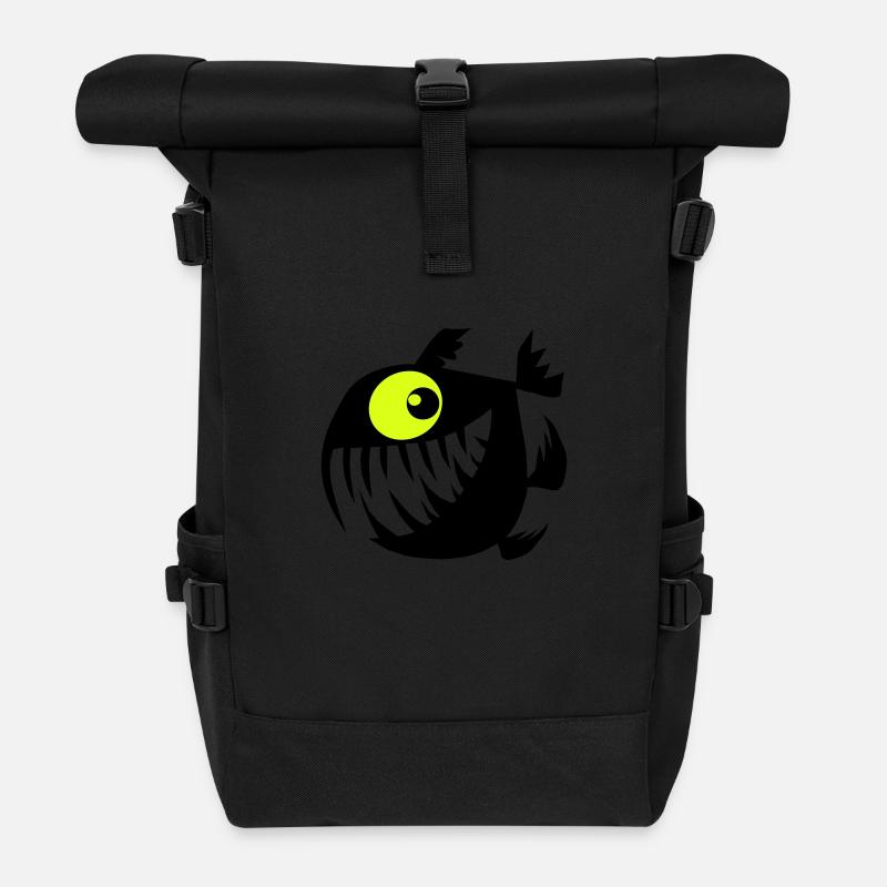Merry Perry - Roll Top Backpack - black