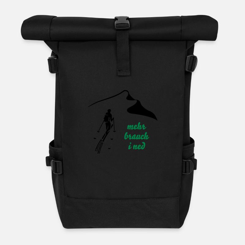 mbin Skitour - Rolltop Rucksack - Schwarz