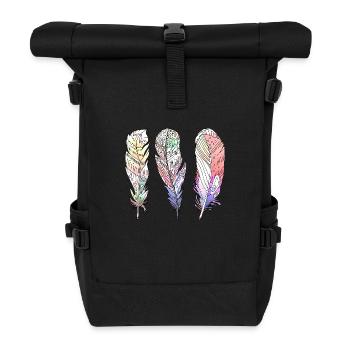 Pen - Roll Top Backpack - black - Front