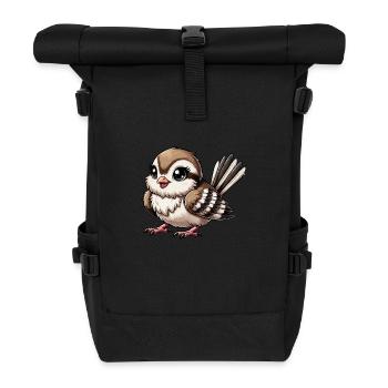 Sparrow - Roll Top Backpack - black - Front