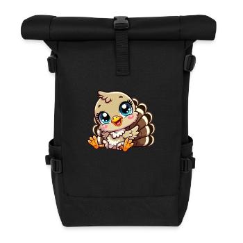 Turkey baby - Roll Top Backpack - black - Front