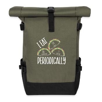 Periodic table - Roll Top Backpack - olive/black - Front
