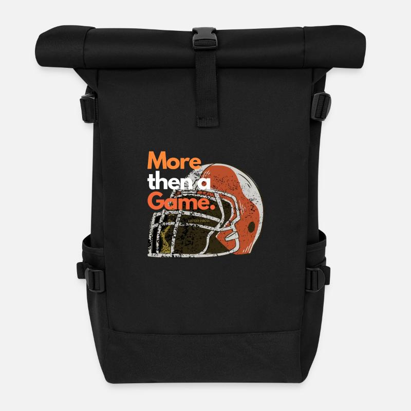 More than a Game - Rolltop Rucksack - Schwarz