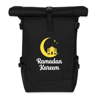Ramadan Kareem - Roll Top Backpack - black - Front