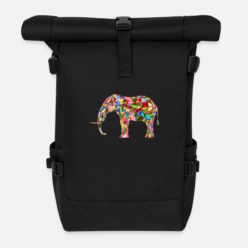 Elephant - Rolltop Rucksack - Schwarz