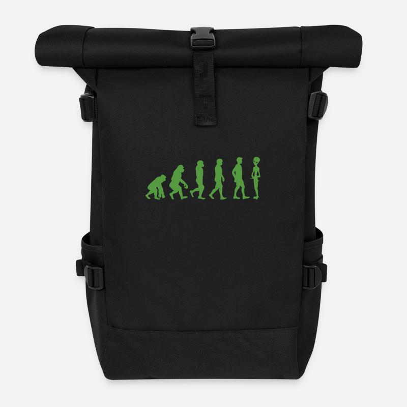 Alien / Zone 51 / UFO: Evolution - Singe - homme - - Sac à dos roll top - noir