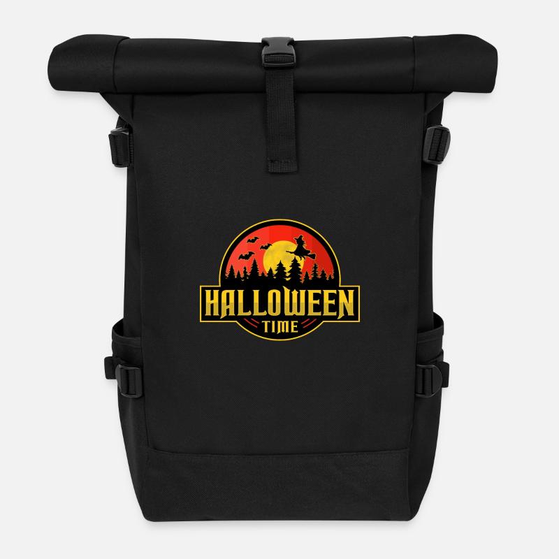 Halloween - Rolltop Rucksack - Schwarz