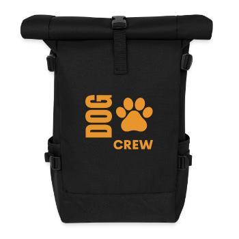Dog Crew - Rolltop Rucksack - Schwarz - Vorne