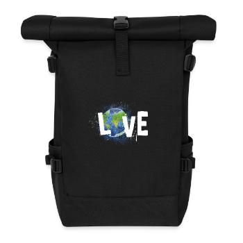 Love! - Rolltop Rucksack - Schwarz - Vorne