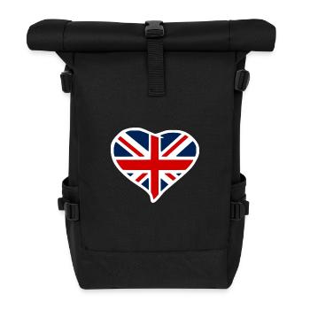 Union Jack - Roll Top Backpack - black - Front