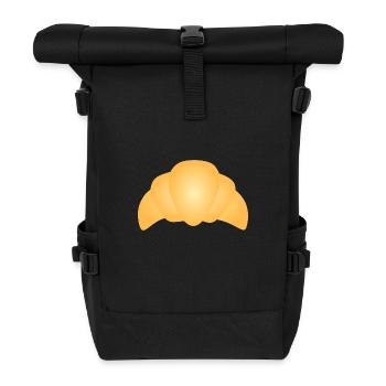 croissant - Roll Top Backpack - black - Front