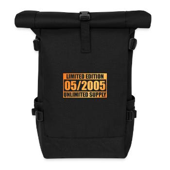 20th Anniversary Limited Edition - ꝏ Supply 05/2005 - Roll Top Backpack - black - Front